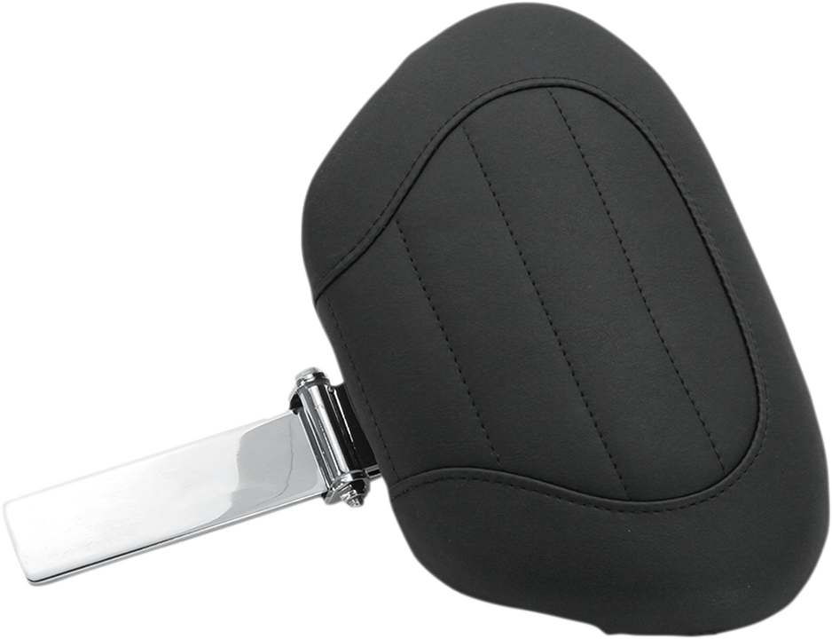 Mustang Deluxe Black Removable Drivers Backrest for 2008-2023 Harley Touring