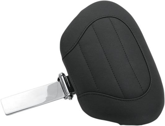 Mustang Deluxe Black Removable Drivers Backrest for 2008-2023 Harley Touring