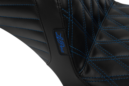 Le Pera Tailwhip Daddy Long Legs Blue Diamond Seat for 2023-2025 Harley Touring