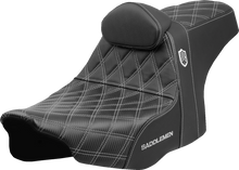 Saddlemen SDC Pro Silver Lattice Seat & Backrest fits 2023-2026 Harley Touring
