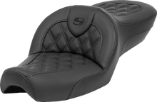 Saddlemen Roadsofa Black Lattice Stitch Seat for 1979-2003 Harley Sportster 1200 883