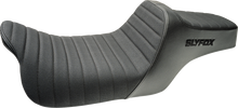 Slyfox Highnoon Black Classic Stitch 2 Up Seat fits 2008-2025 Harley Touring