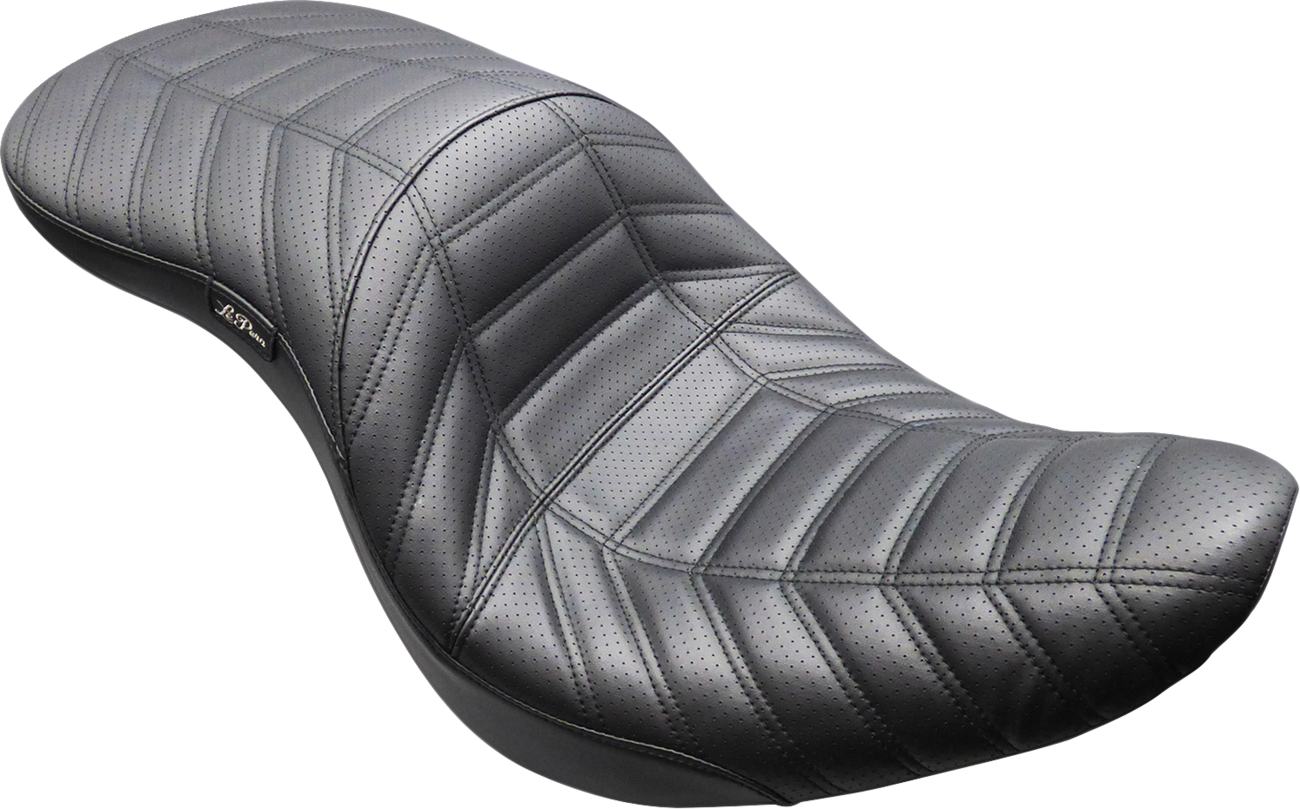 Le Pera Maverick Daddy Long Leg Track Pleated Seat for 2018-26 Harley Low Rider