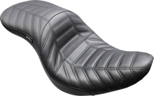 Le Pera Maverick Daddy Long Leg Track Pleated Seat for 2018-26 Harley Low Rider