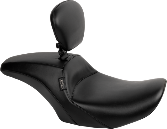 Le Pera Outcast Smooth Seat & Backrest fits 2023-2025 Harley Touring LV-987BR