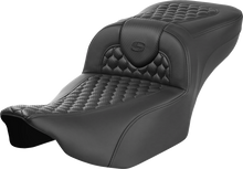 Saddlemen Roadsofa Black Honeycomb Extended Gel Seat for 2023-26 Harley Touring