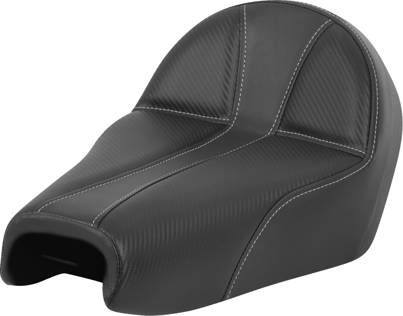 Saddlemen Dominator Silver Stitch Solo Seat fits 2004-2022 Harley Sportster
