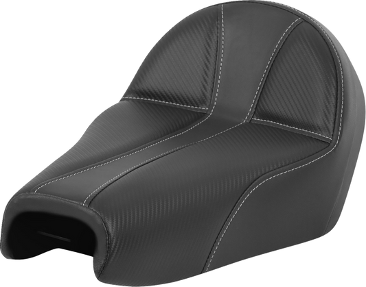 Saddlemen Dominator Silver Stitch Solo Seat fits 2004-2022 Harley Sportster