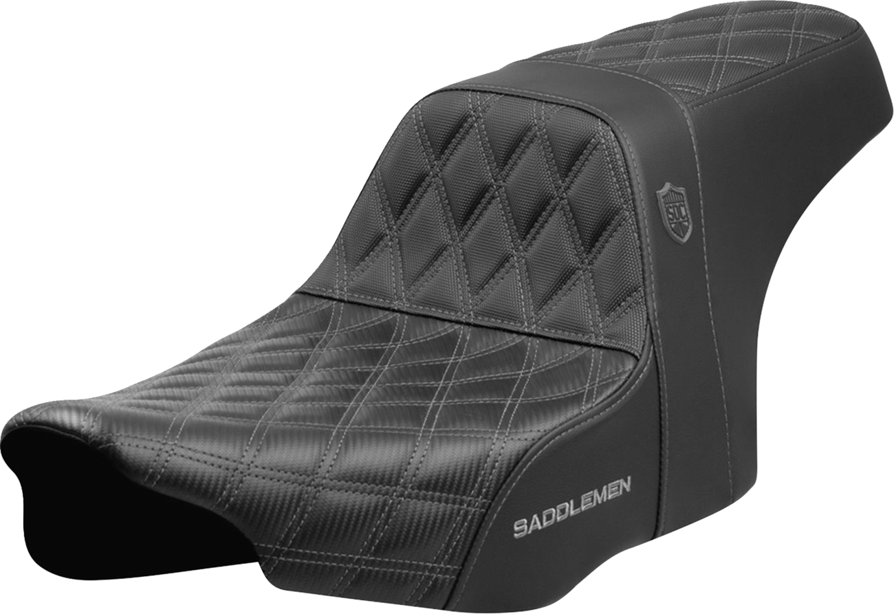 Saddlemen SDC Pro Series Gray Lattice Seat fits 2023-25 Harley Street Road Glide