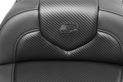 Saddlemen Roadsofa Carbon Fiber Weave Gel Seat 2023-25 Harley Touring FLHX FLTRX