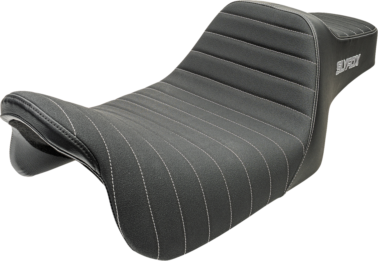 Slyfox High Noon Classic Stitch Seat fits 2008-2025 Harley Tri Glide Trike