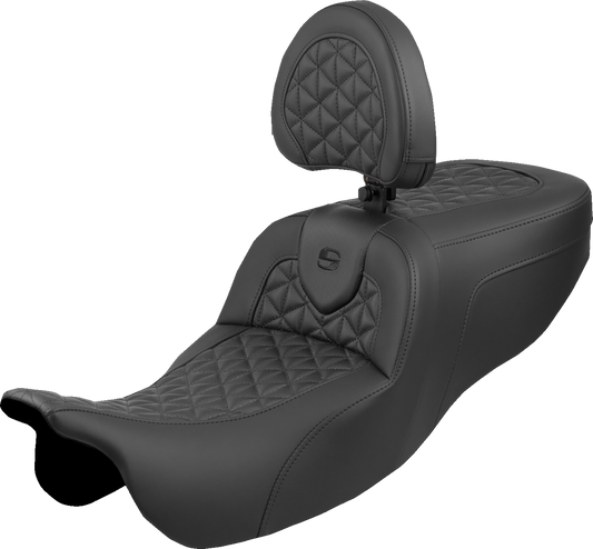 Saddlemen Roadsofa Tri-Gripper Seat & Backrest 2015-2025 Harley Freewheeler RG3