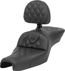 Saddlemen Roadsofa Lattice Gel Seat & Backrest 2004-2020 Harley Sportster 4.5G