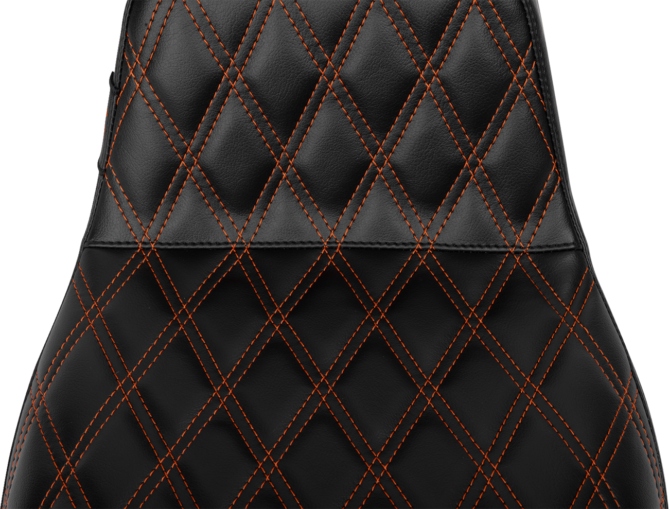 Le Pera Tailwhip Daddy Long Leg Orange Diamond Seat for 2023-2025 Harley Touring