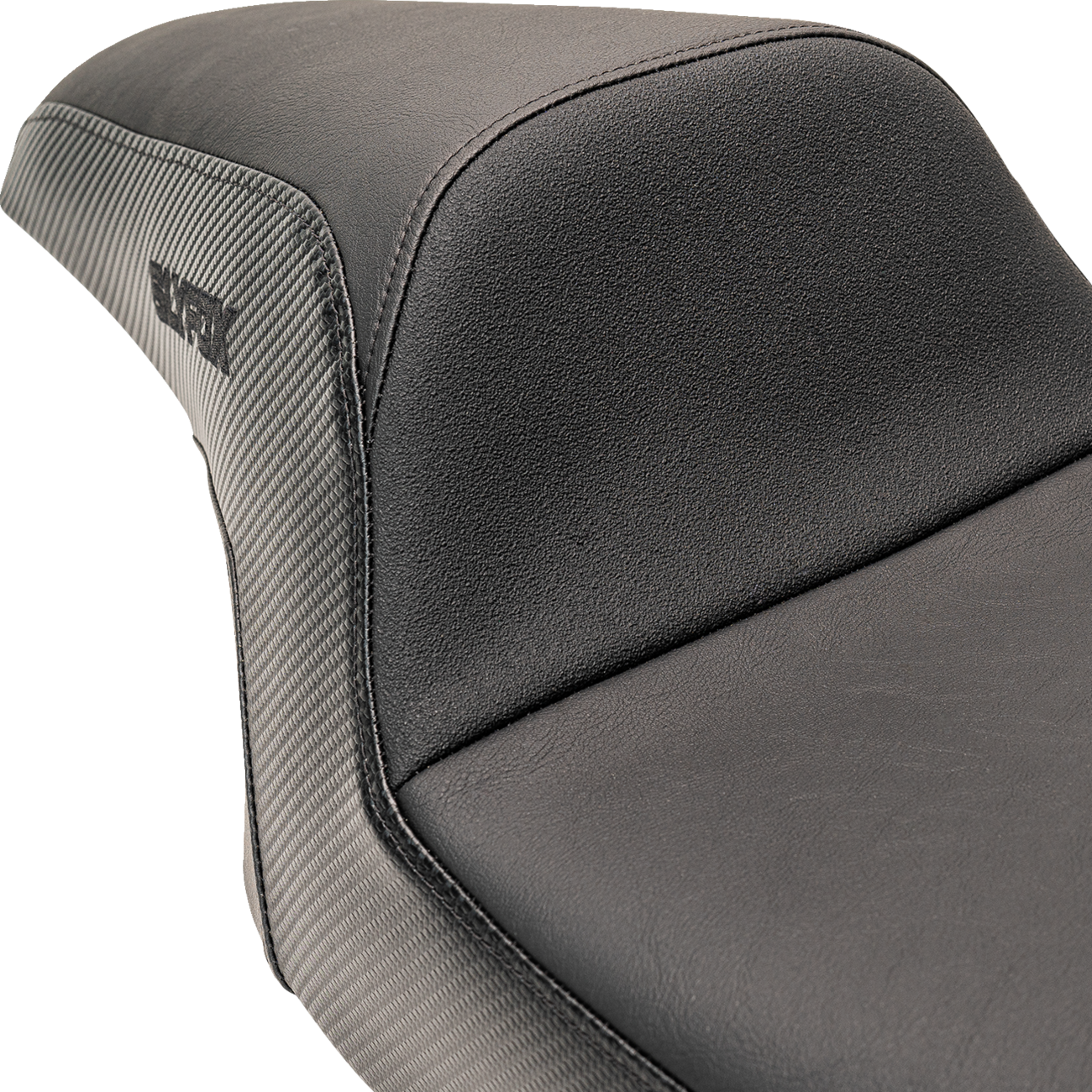 Slyfox Smooth Carbon Fiber Seat fits 1997-2007 Harley Touring Road Electra Glide