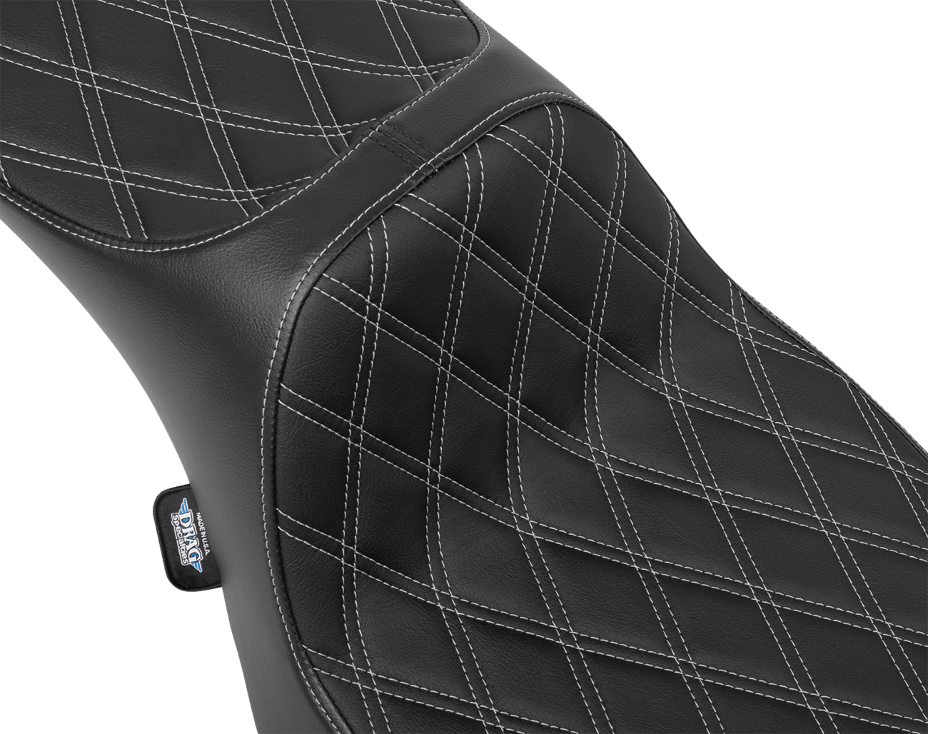 Drag Specialties Predator Silver Diamond Extended Seat 2023-2025 Harley Touring