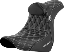 Saddlemen SDC Pro Series White Lattice Seat & Backrest 18-26 Harley Low Rider