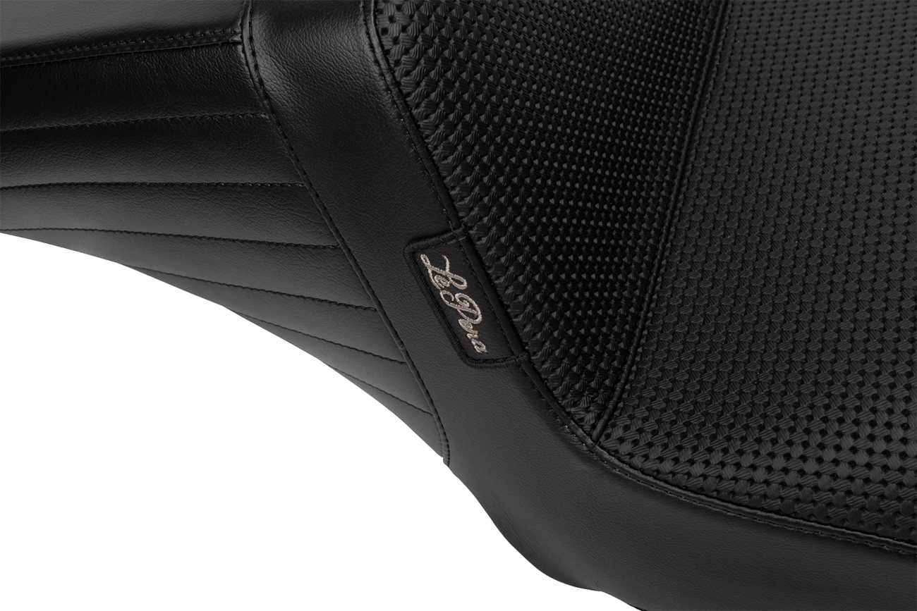 Le Pera Kickflip Basketweave Seat for 2023-2025 Harley Touring Road Street Glide