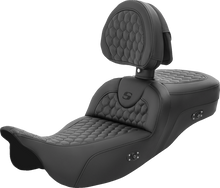 Saddlemen Roadsofa HC Heated Extended Seat & Backrest for 2008-25 Harley Touring