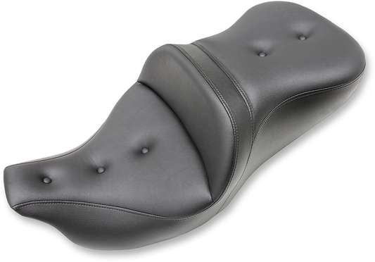Saddlemen RoadSofa Extended Reach Pillow Top Seat for 2008-2024 Harley Touring