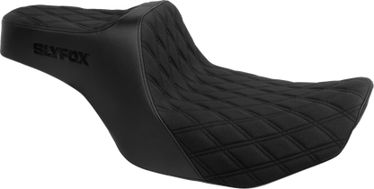 Slyfox High Noon Diamond Stitch Seat fits 2023-2025 Harley Street Road Glide