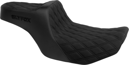 Slyfox High Noon Diamond Stitch Seat fits 2023-2025 Harley Street Road Glide