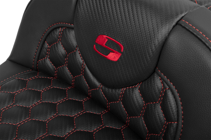 Saddlemen Roadsofa Extended Honeycomb Seat & Backrest for 2023-25 Harley Touring