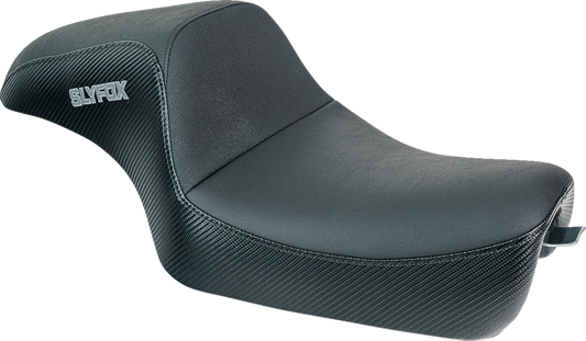Slyfox Drifter Carbon Fiber Seat fits 2004-22 Harley Sportster Forty-Eight Iron
