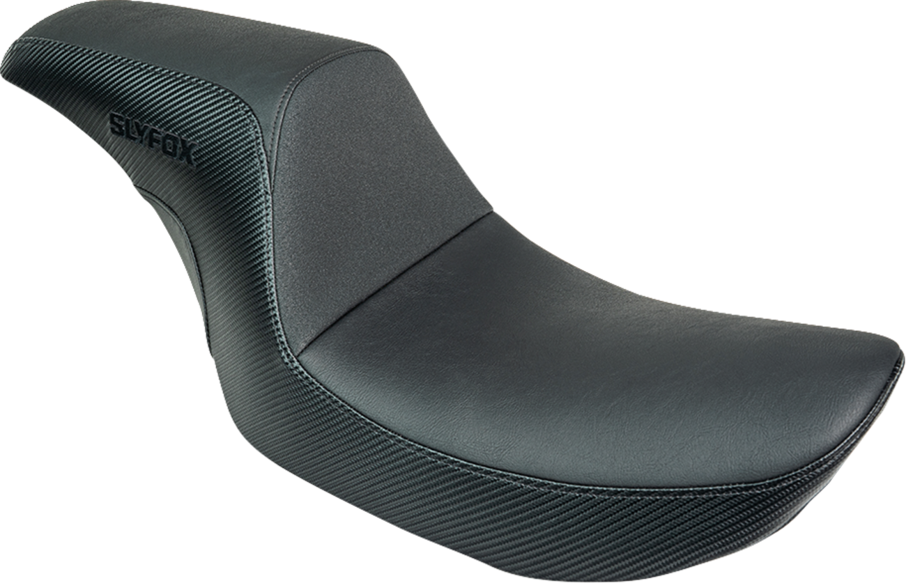 Slyfox Drifter Carbon Fiber Seat fits 1982-2000 Harley Low Rider FXR FXRS FXRC