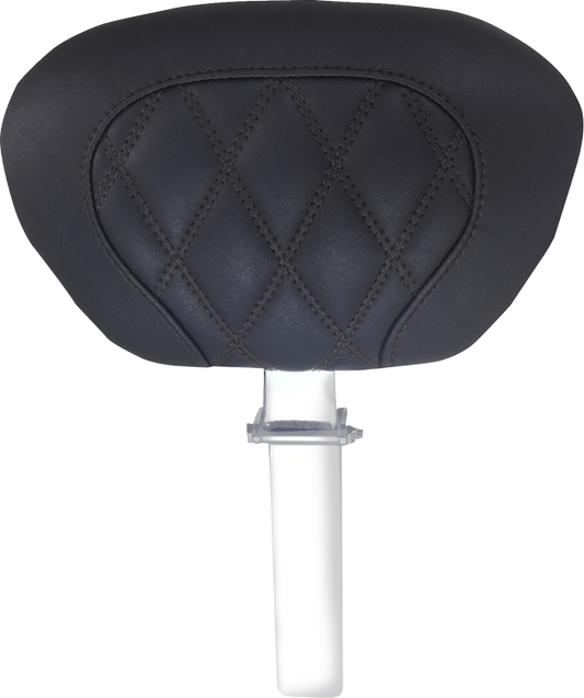 Mustang Super Tour Diamond Stitch Driver Backrest fits 2008-2025 Harley Touring