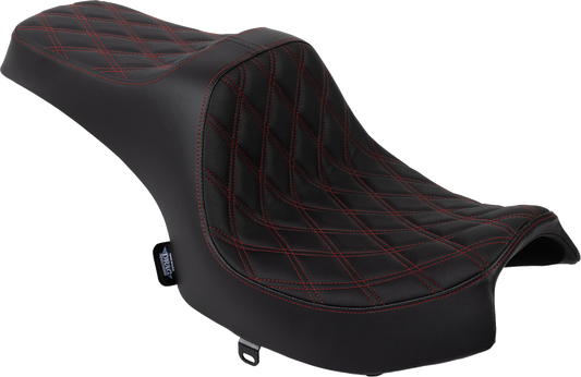 Drag Specialties Predator III Red Diamond Seat for 2020-2025 Indian Challenger