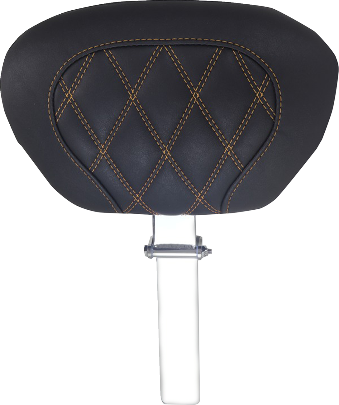 Mustang Super Tour Orange Diamond Driver Backrest fits 2008-2025 Harley Touring