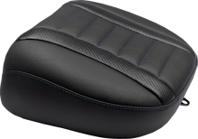 Mustang Deluxe Touring Passenger Blue Seat for 2023-26 Harley Road Street Glide