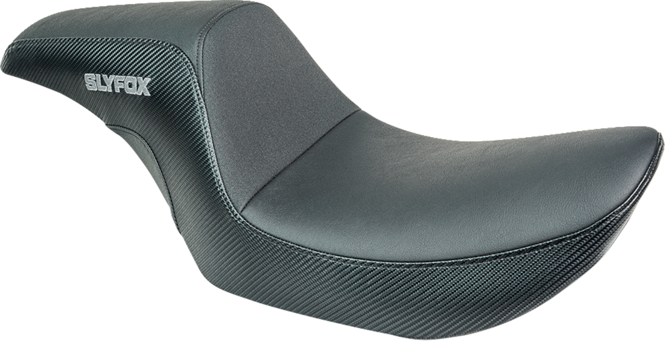 Slyfox Drifter Carbon Fiber Seat fits 1982-2000 Harley Low Rider FXR FXRS FXRC