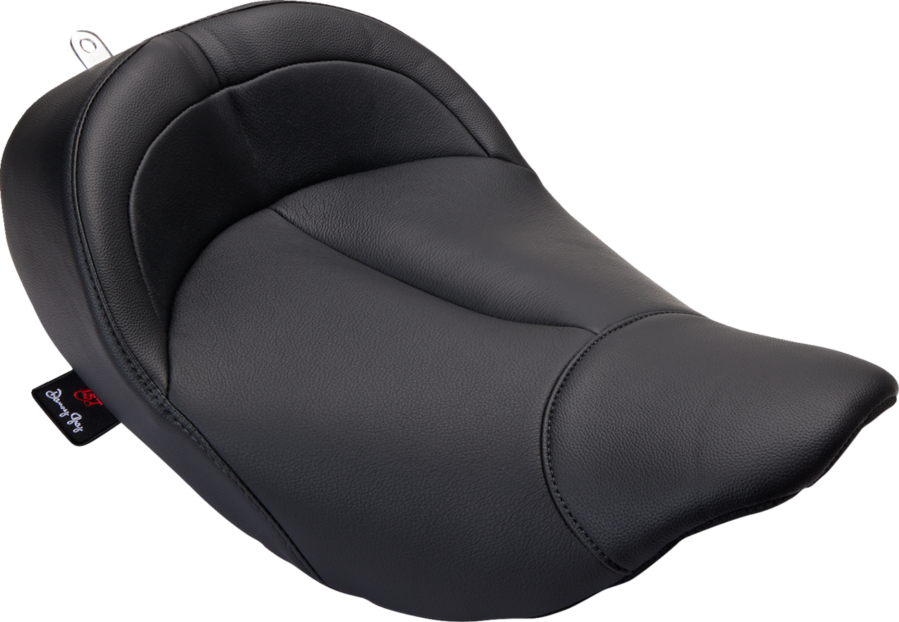 Danny Gray BigIST Leather Vinyl Solo Seat fits 2008-23 Harley Touring FLHX FLHR