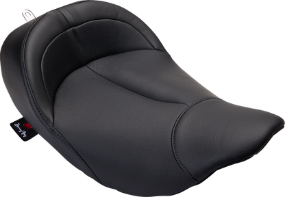 Danny Gray BigIST Leather Vinyl Solo Seat fits 2008-24 Harley Touring FLHX FLHR