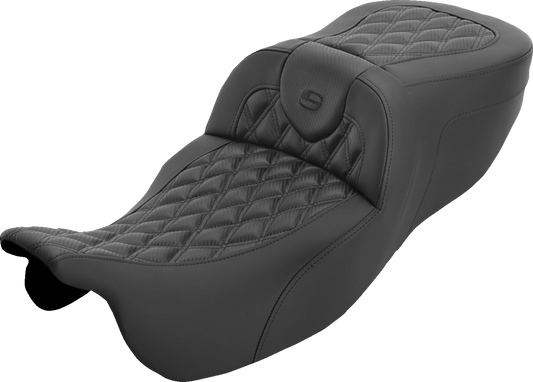Saddlemen Roadsofa Carbon Lattice Extended Seat for 15-25 Harley Freewheeler RG3