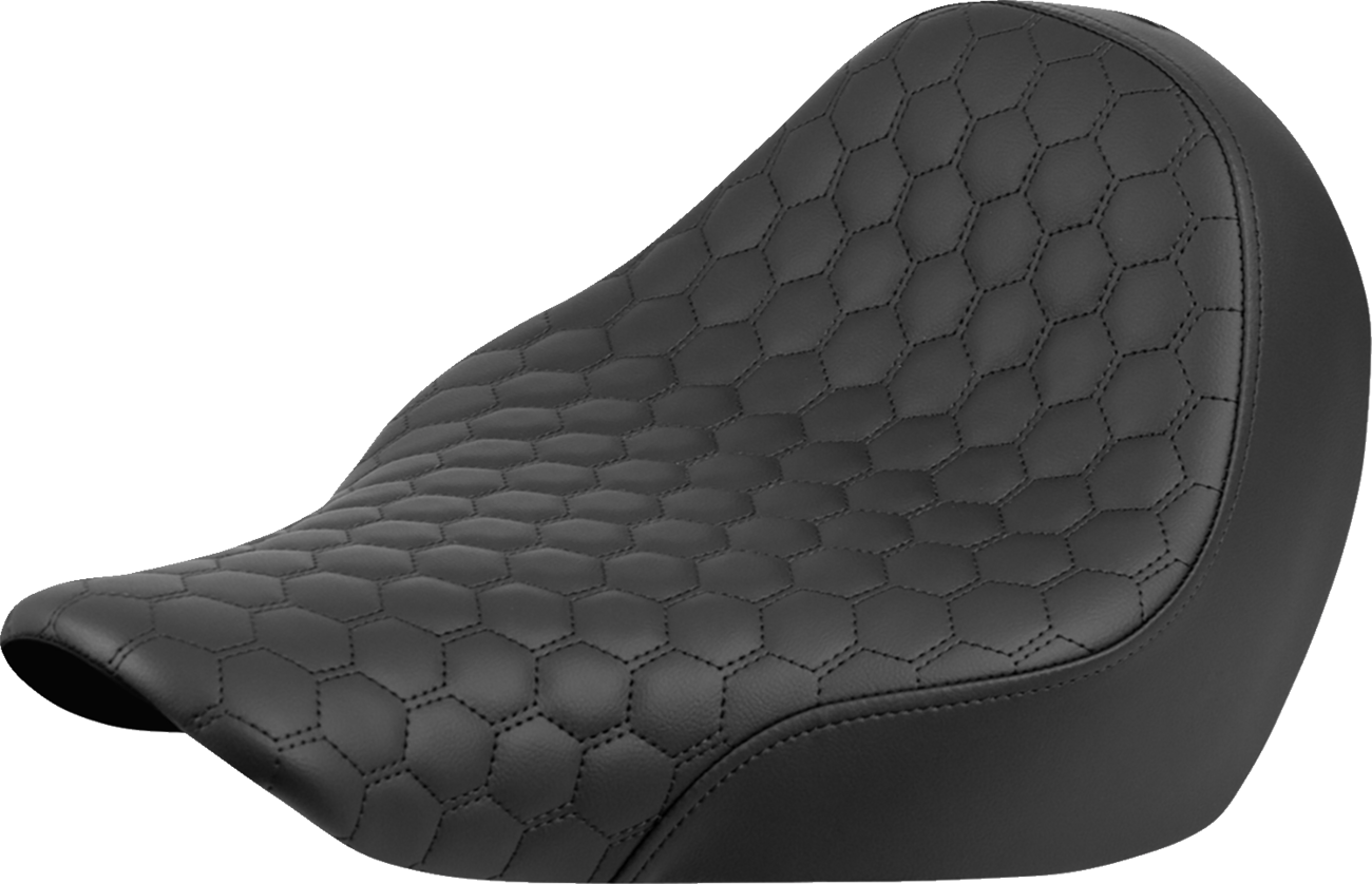 Saddlemen Renegade Honeycomb Solo Seat fits 2018-2025 Harley Softail FXLR FLSB