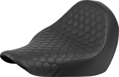 Saddlemen Renegade Honeycomb Solo Seat fits 2018-2025 Harley Softail FXLR FLSB