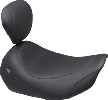 Mustang Wide Tripper Smooth Solo Seat & Backrest fits 2023-2026 Harley Touring