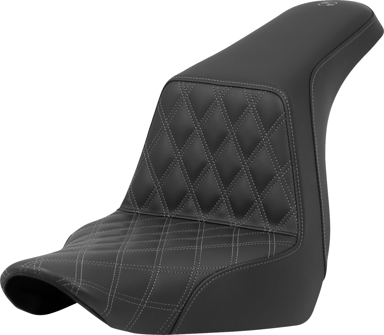 Saddlemen Step Up Gray Lattice Gel Seat for 2018-25 Harley Low Rider Sport Glide