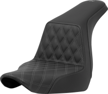 Saddlemen Step Up Gray Lattice Gel Seat for 2018-26 Harley Low Rider Sport Glide