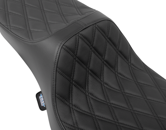Drag Specialties Predator III Diamond Extended Seat for 2008-2025 Harley Touring
