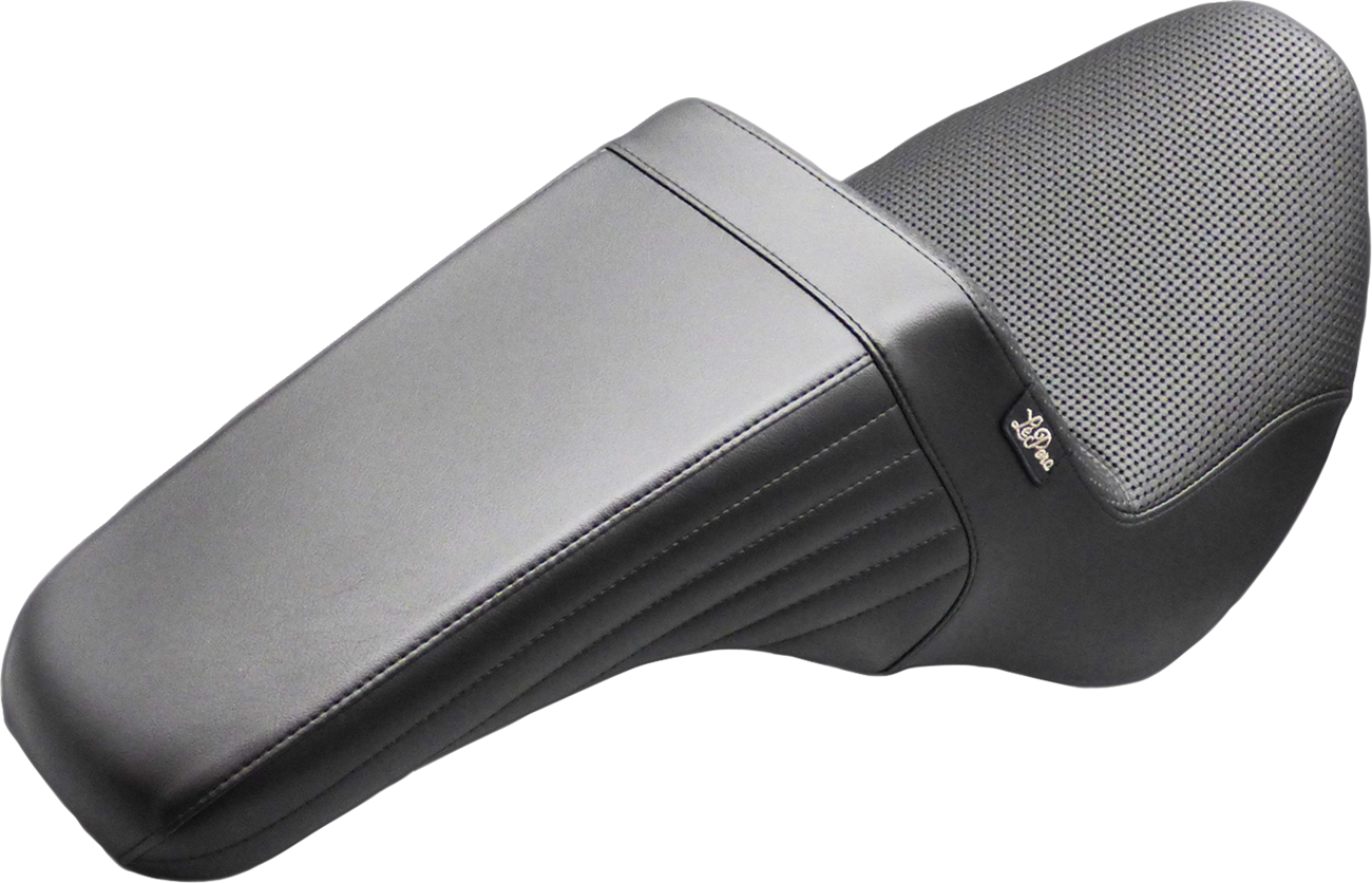 Le Pera Kickflip Upfront Basketweave Seat for 2018-2026 Harley Softail FXBB FXST