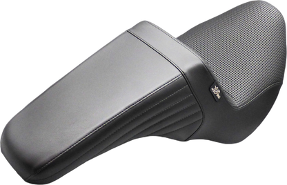 Le Pera Kickflip Upfront Basketweave Seat for 2018-2026 Harley Softail FXBB FXST