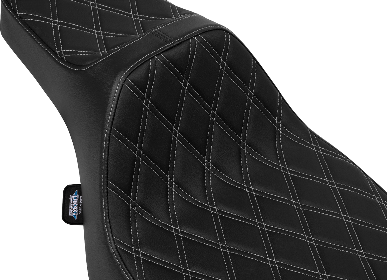 Drag Specialties Extended Reach Predator III Seat for 2023-2025 Harley Touring