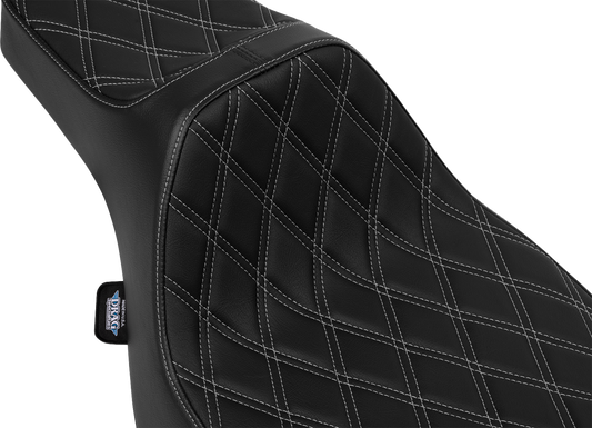 Drag Specialties Extended Reach Predator III Seat for 2023-2025 Harley Touring