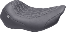 Mustang Wide Tripper Gray Diamond Solo Seat fits 2023-2026 Harley Touring FLTR