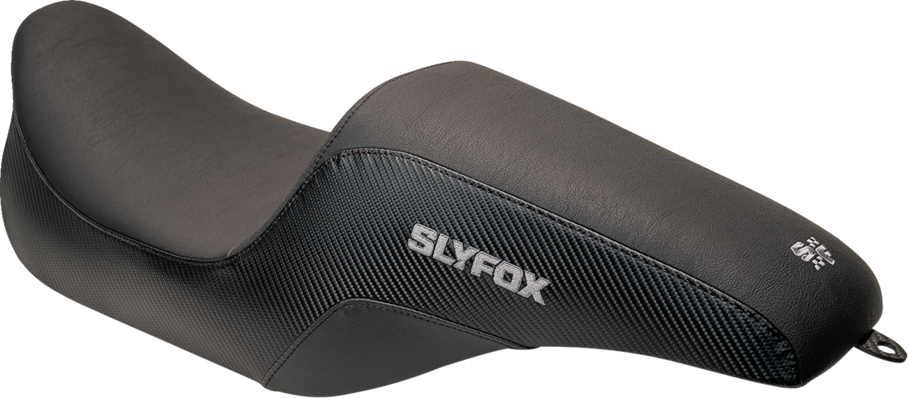 Slyfox Smooth Carbon Fiber Seat fits 2008-2024 Harley Electra Road Street Glide