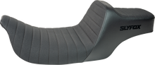 Slyfox Highnoon Classic Stitch Seat fits 1997-2007 Harley Road King FLHX FLHR